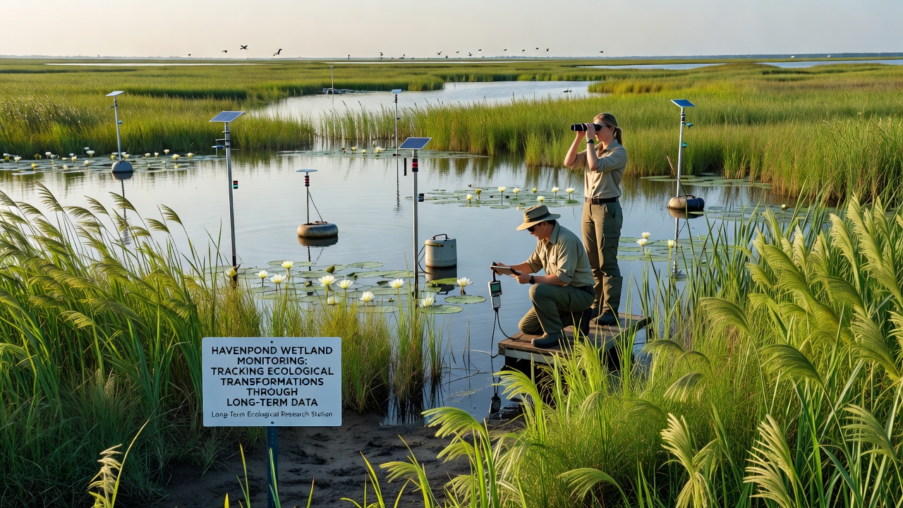 Tracking Ecological Transformations in Havenpond's Wetland Expanses Through Long-Term Monitoring